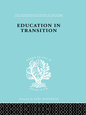 cover image of Education in Transition